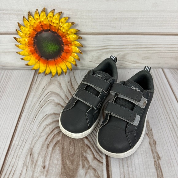adidas‎ advantage toddler boy sneakers 9C - Picture 1 of 6